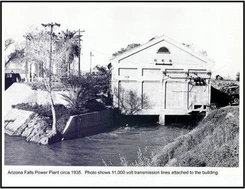 AZ Falls Power Plant, 1935.