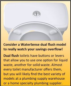 EPA WaterSense Dual Flush Toilet