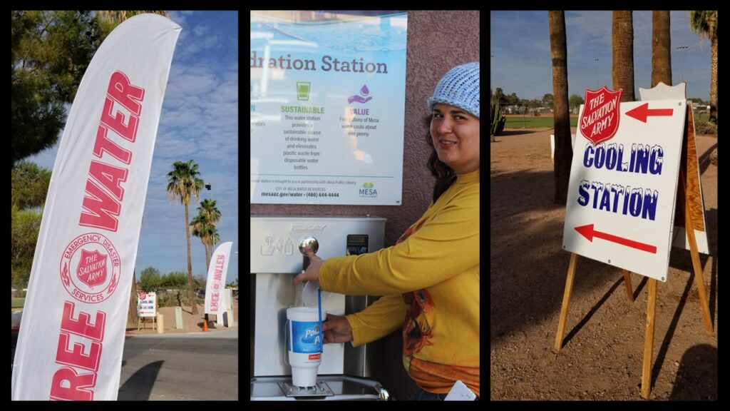 Cooling Stations and Hydration Stations