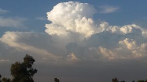 Monsson season is defined by storm clouds surrounding the valley 